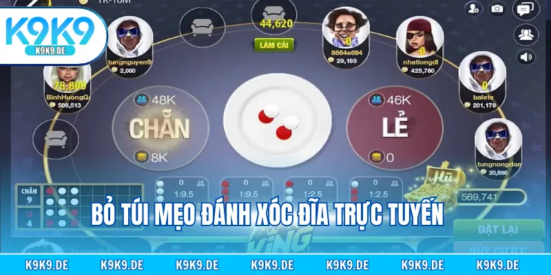 Bỏ túi mẹo đánh xóc đĩa trực tuyến